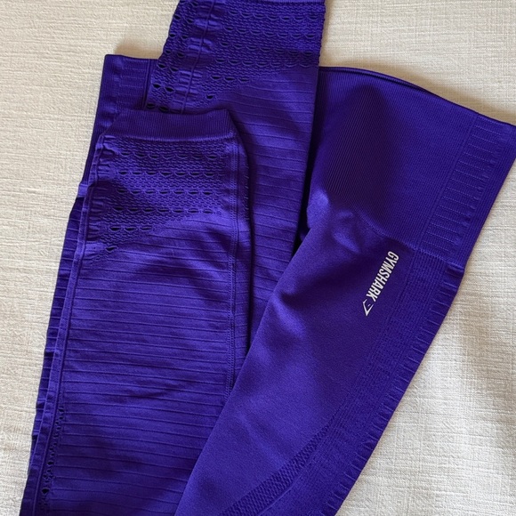 Gymshark Deep Purple Leggings - Picture 2 of 4